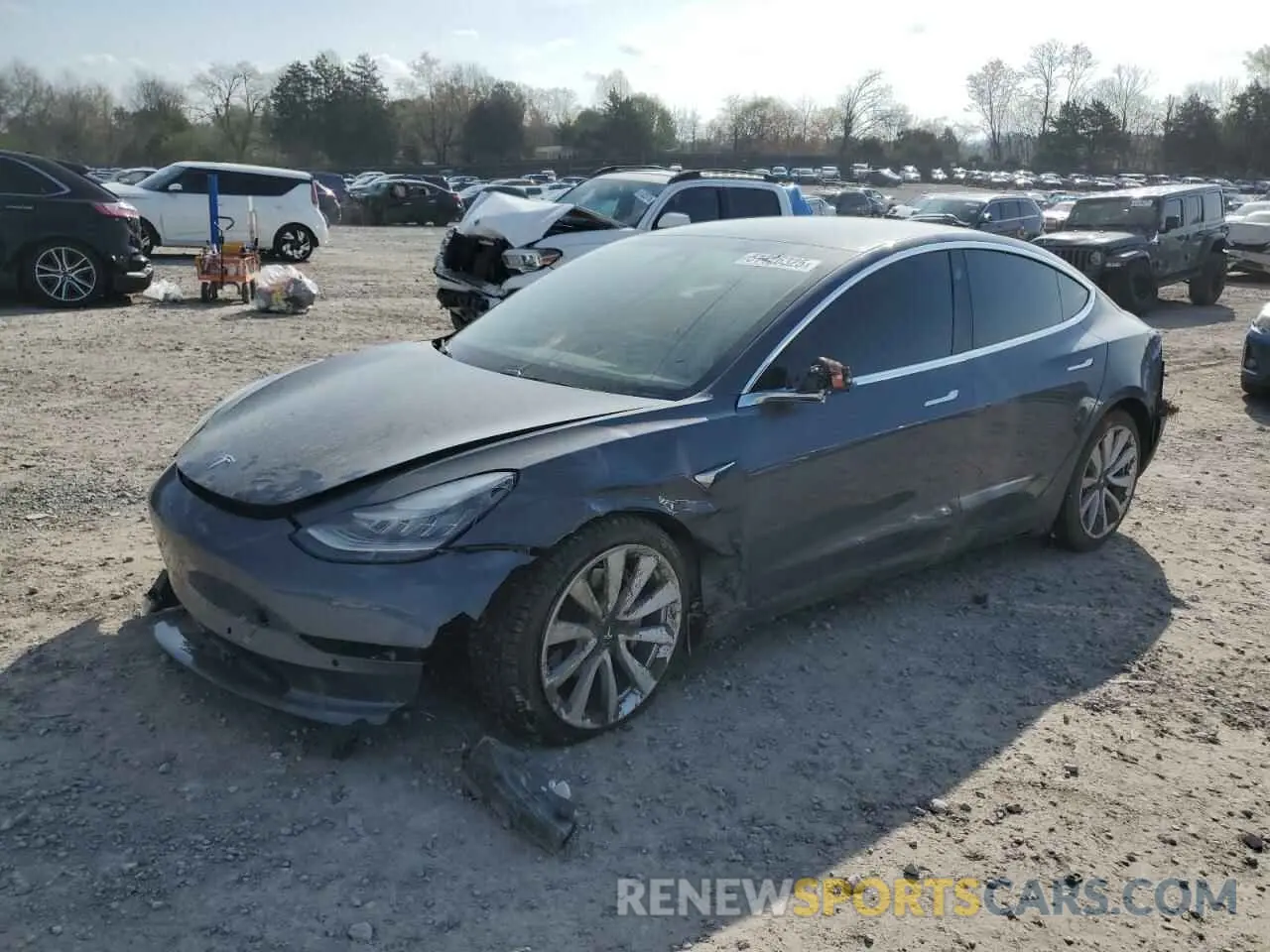1 fotografías del automóvil dañado 5YJ3E1EA0LF717655 TESLA MODEL 3 2020