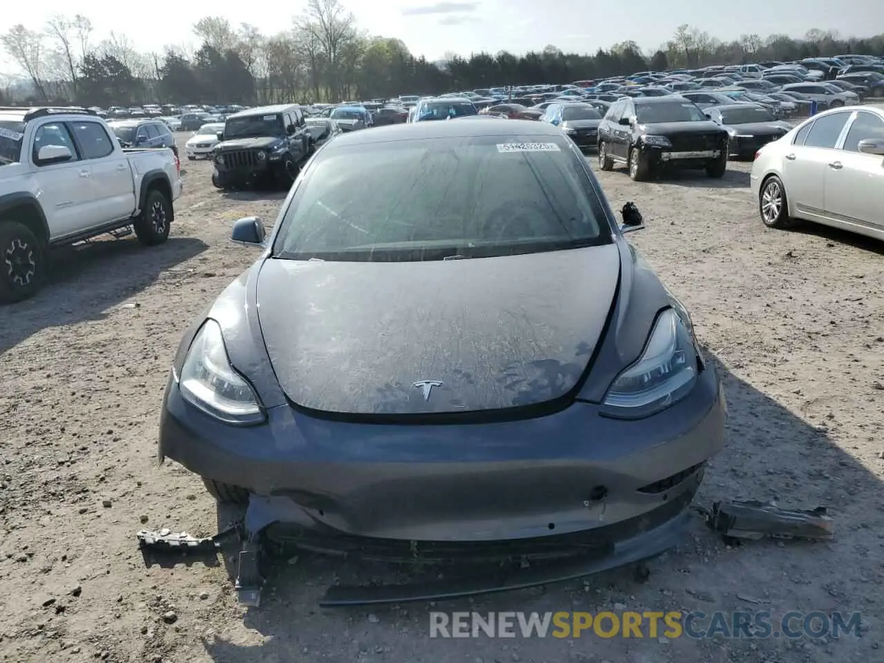5 fotografías del automóvil dañado 5YJ3E1EA0LF717655 TESLA MODEL 3 2020
