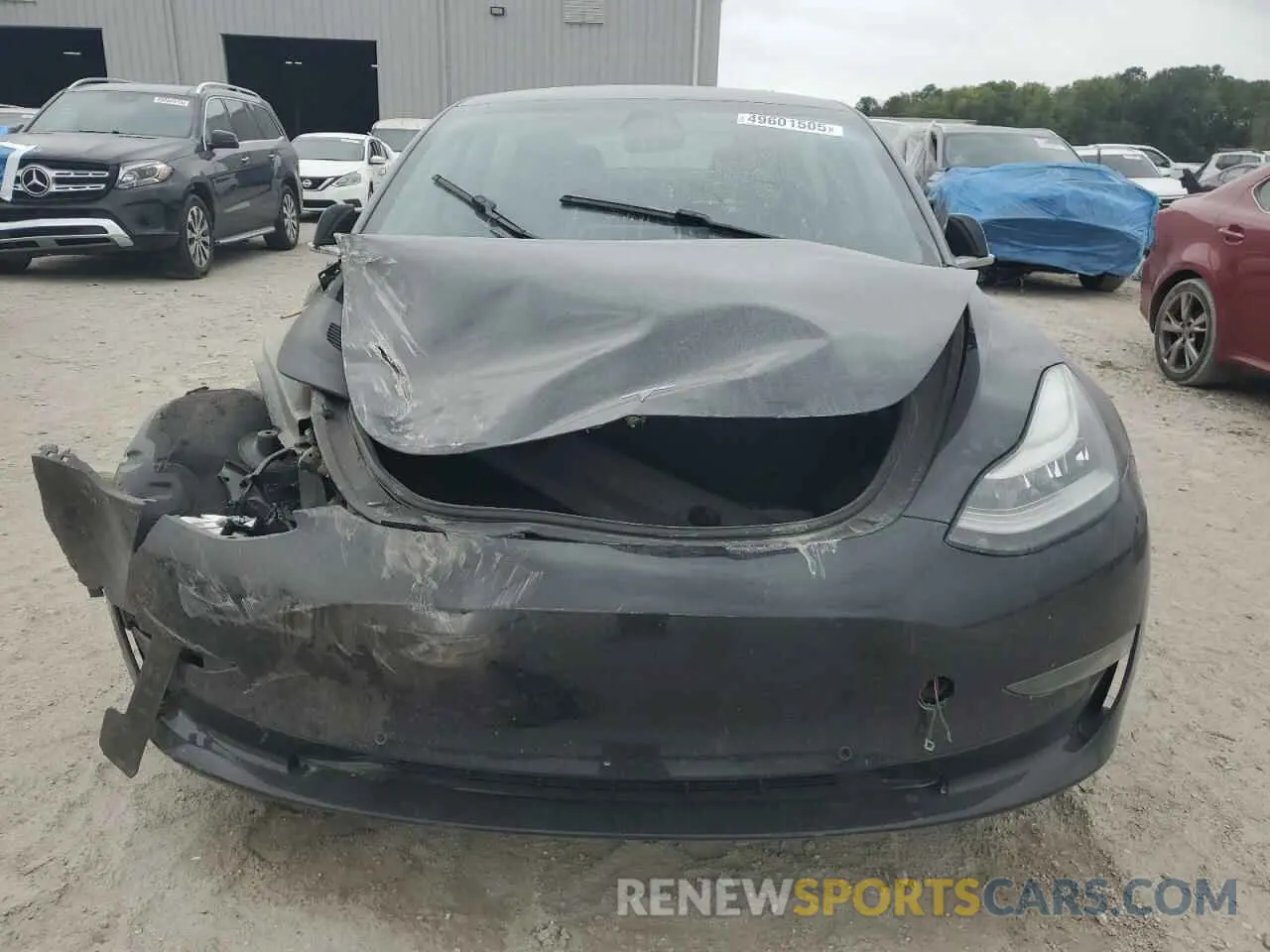 5 fotografías del automóvil dañado 5YJ3E1EA0LF736450 TESLA MODEL 3 2020