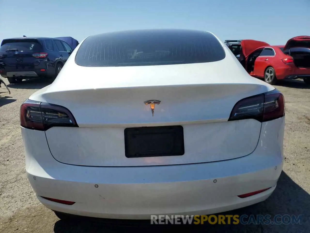 6 fotografías del automóvil dañado 5YJ3E1EA0LF792825 TESLA MODEL 3 2020