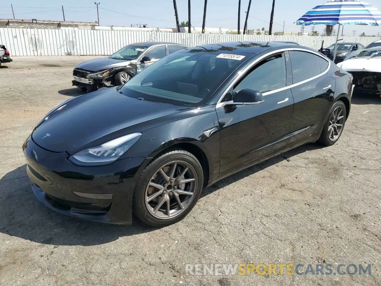 1 fotografías del automóvil dañado 5YJ3E1EA0LF802155 TESLA MODEL 3 2020