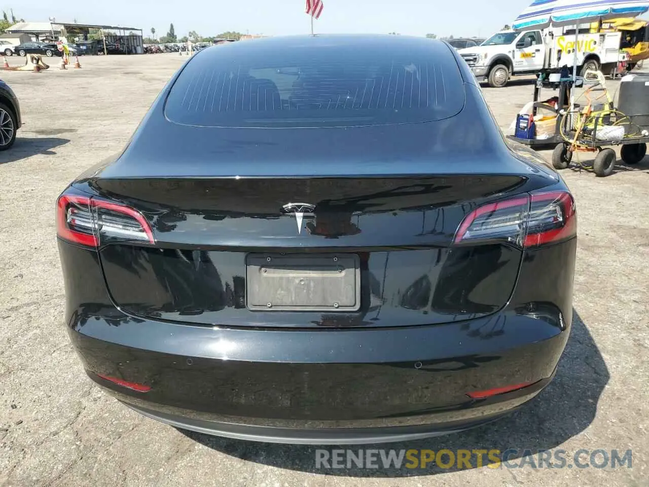 6 fotografías del automóvil dañado 5YJ3E1EA0LF802155 TESLA MODEL 3 2020