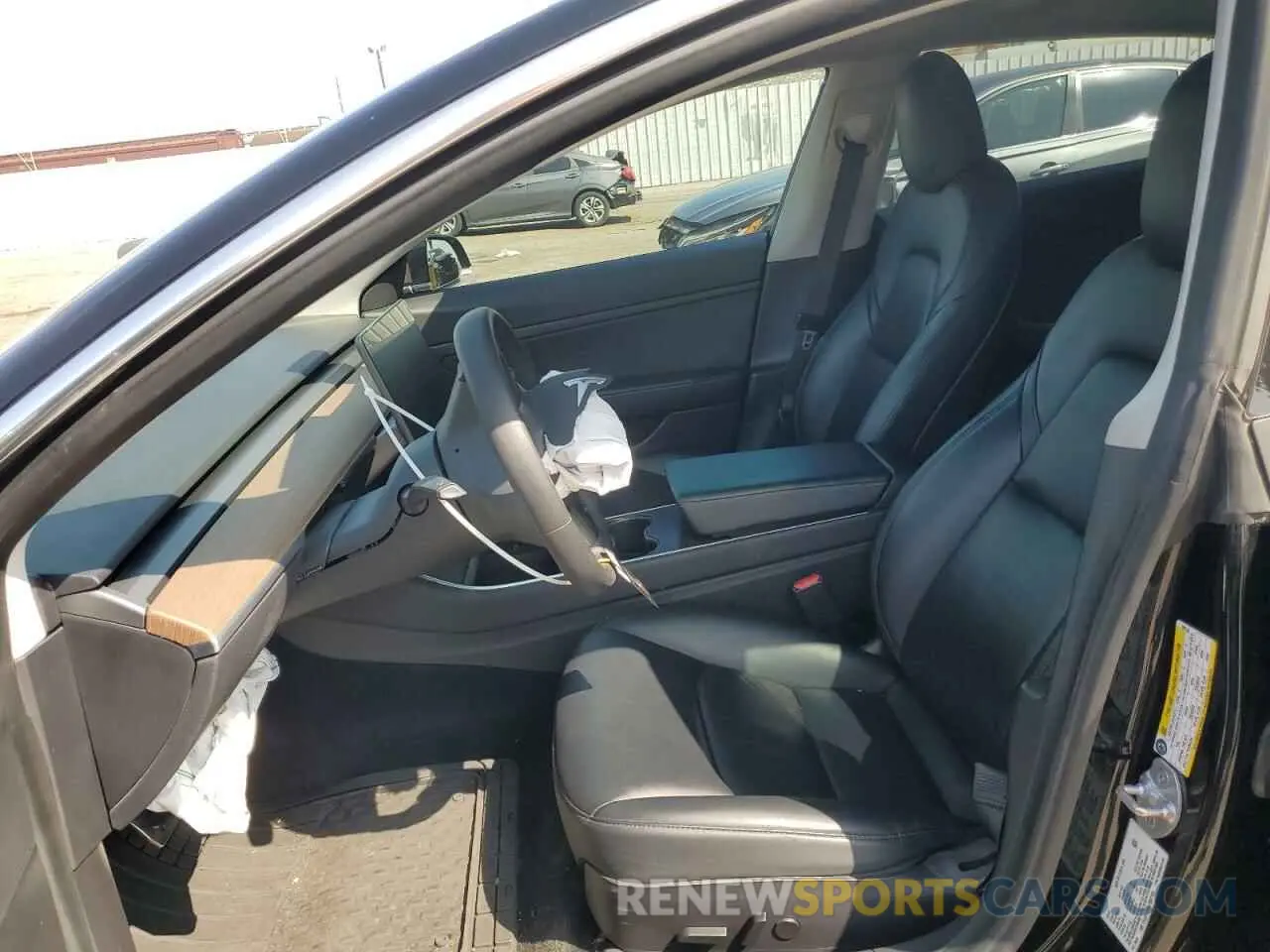 7 fotografías del automóvil dañado 5YJ3E1EA0LF802155 TESLA MODEL 3 2020