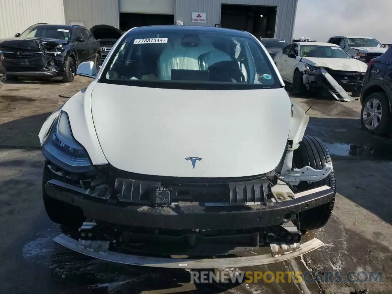 5 fotografías del automóvil dañado 5YJ3E1EA1LF598059 TESLA MODEL 3 2020