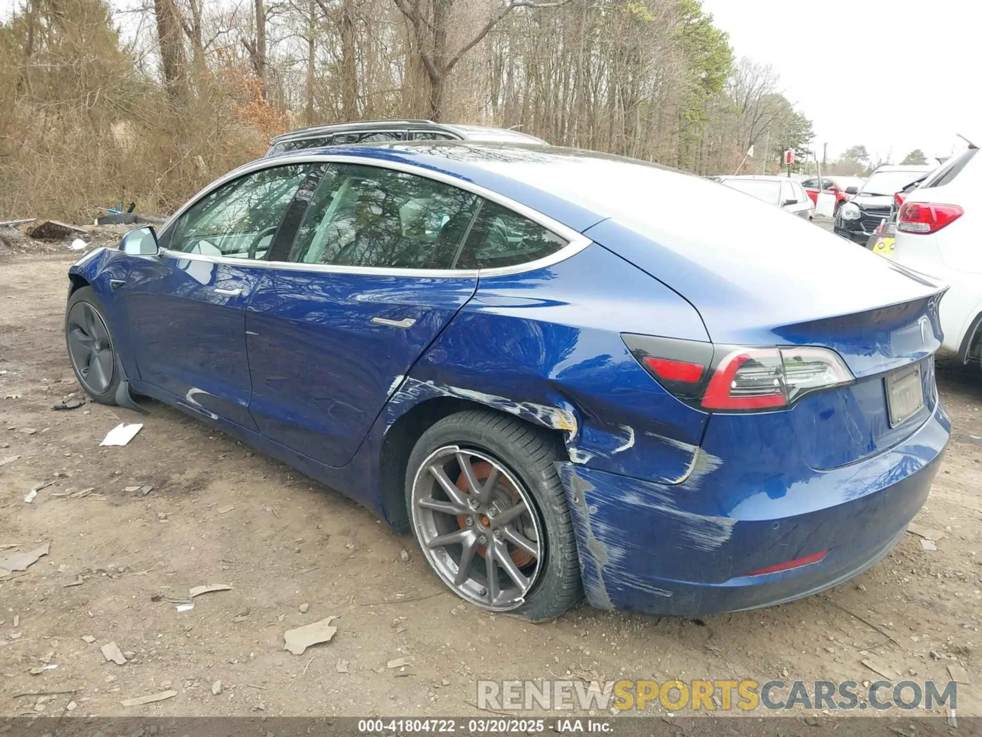 6 fotografías del automóvil dañado 5YJ3E1EA1LF658521 TESLA MODEL 3 2020