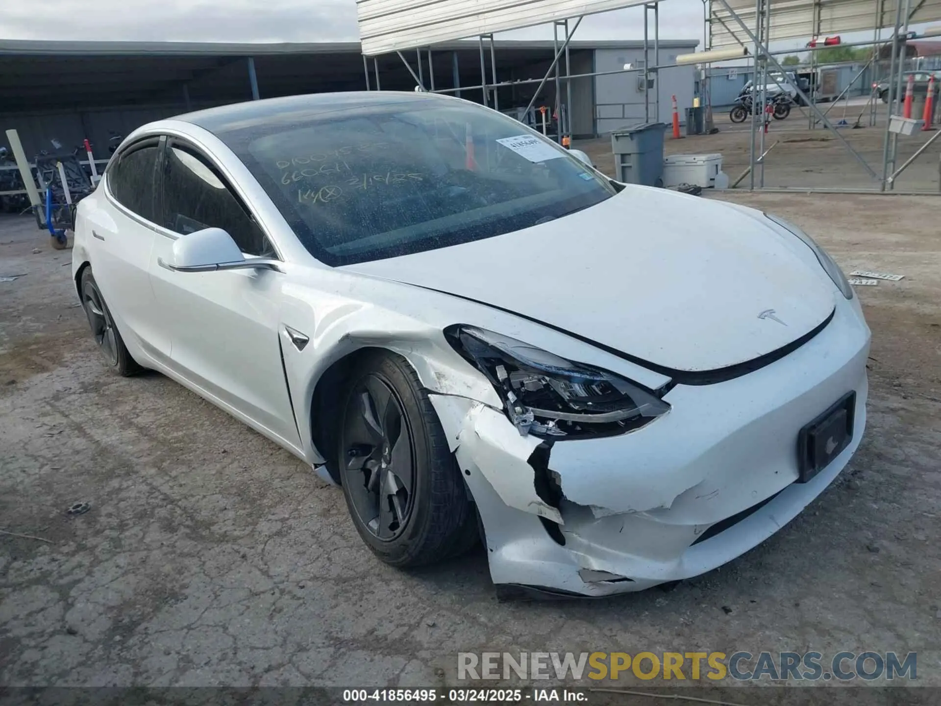 1 fotografías del automóvil dañado 5YJ3E1EA1LF660611 TESLA MODEL 3 2020