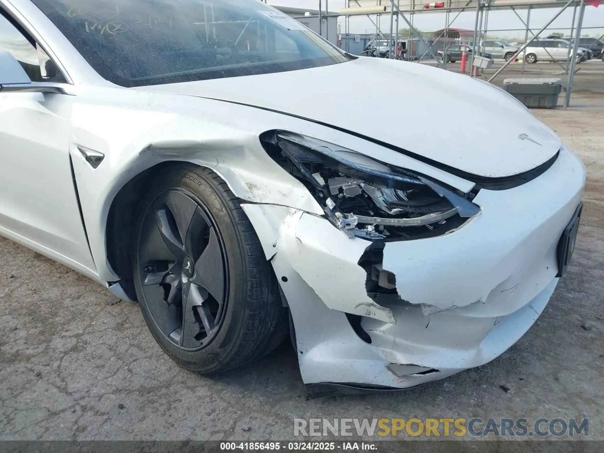 6 fotografías del automóvil dañado 5YJ3E1EA1LF660611 TESLA MODEL 3 2020