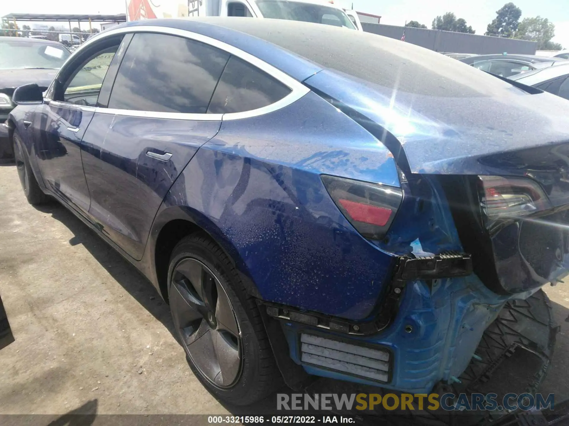 3 fotografías del automóvil dañado 5YJ3E1EA1LF706048 TESLA MODEL 3 2020
