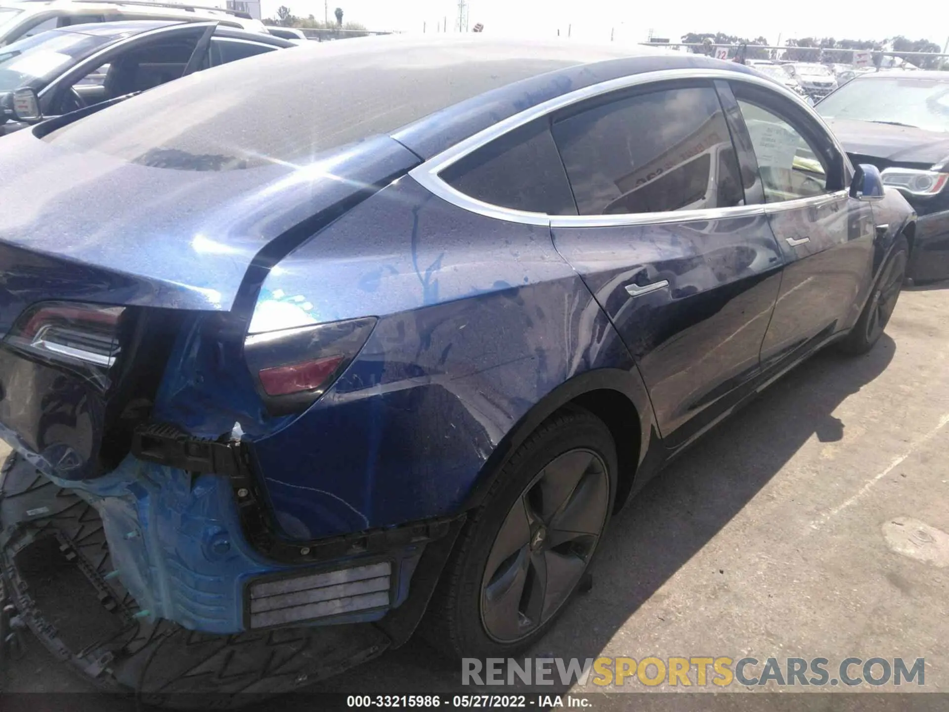 4 fotografías del automóvil dañado 5YJ3E1EA1LF706048 TESLA MODEL 3 2020