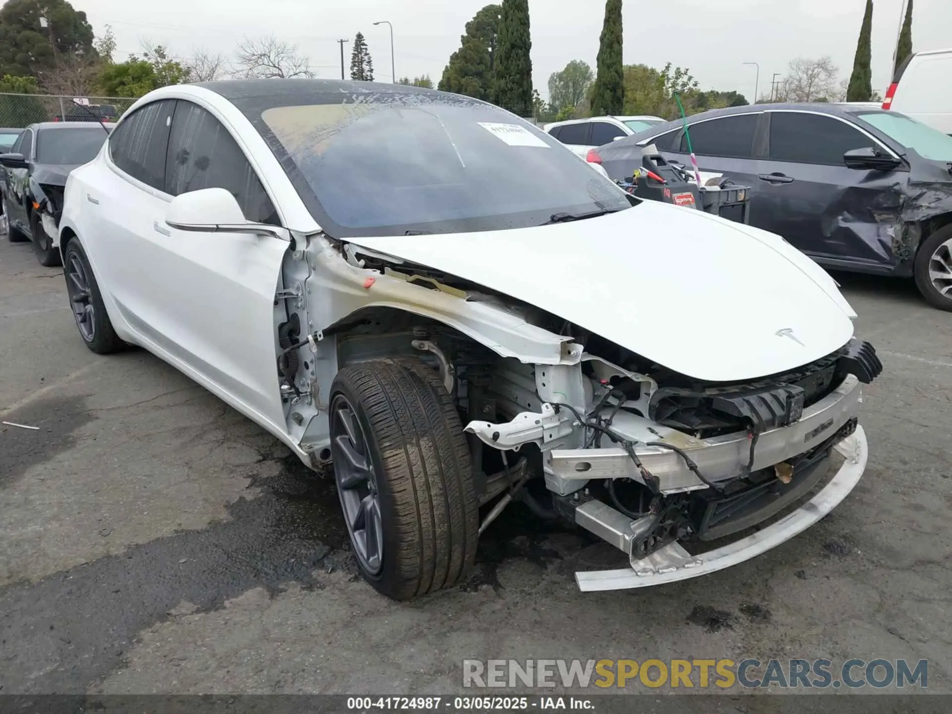 1 fotografías del automóvil dañado 5YJ3E1EA1LF706714 TESLA MODEL 3 2020