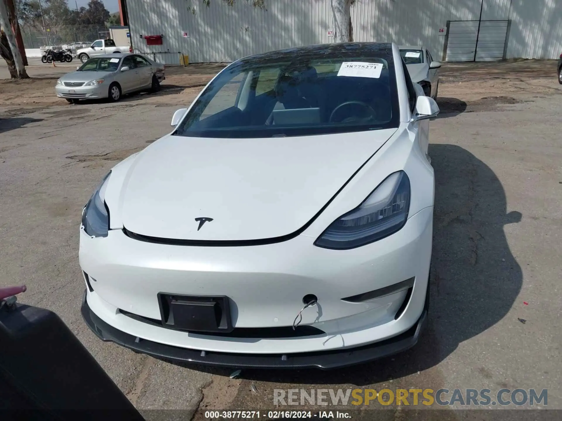 12 fotografías del automóvil dañado 5YJ3E1EA1LF739891 TESLA MODEL 3 2020