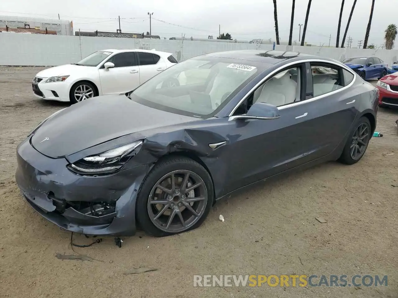 1 fotografías del automóvil dañado 5YJ3E1EA1LF746002 TESLA MODEL 3 2020