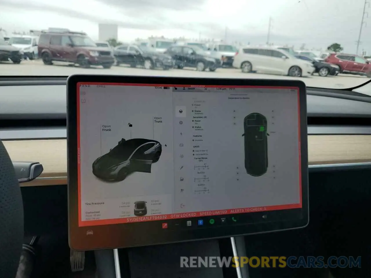 9 fotografías del automóvil dañado 5YJ3E1EA1LF784832 TESLA MODEL 3 2020