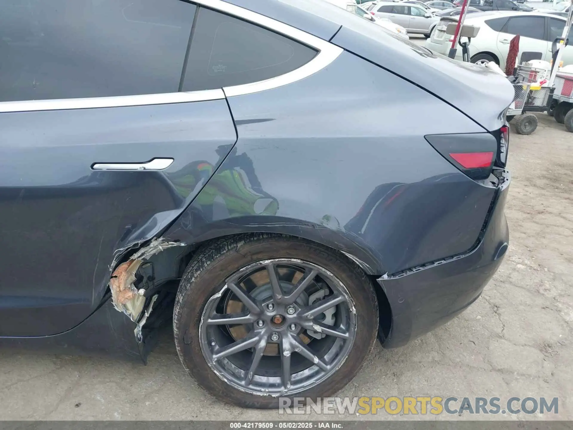 6 fotografías del automóvil dañado 5YJ3E1EA1LF799136 TESLA MODEL 3 2020