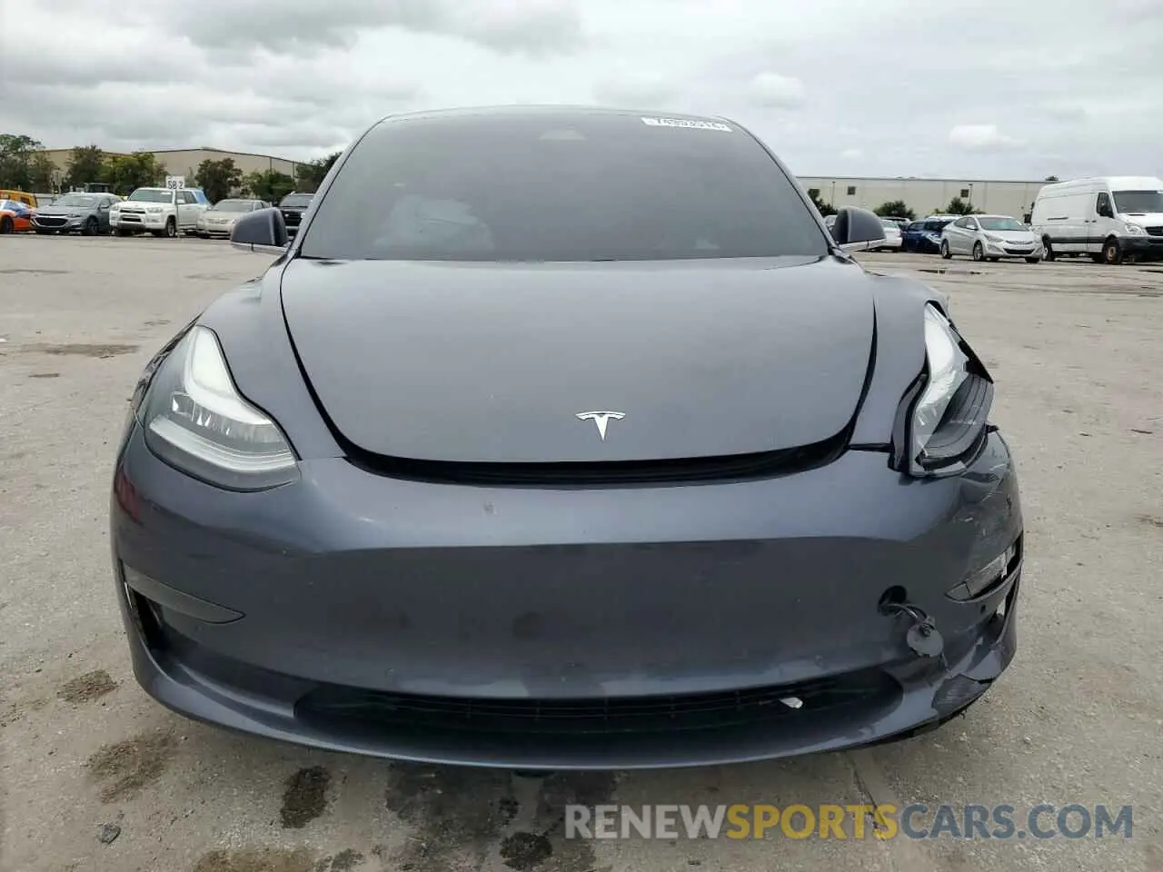 5 fotografías del automóvil dañado 5YJ3E1EA2LF598328 TESLA MODEL 3 2020