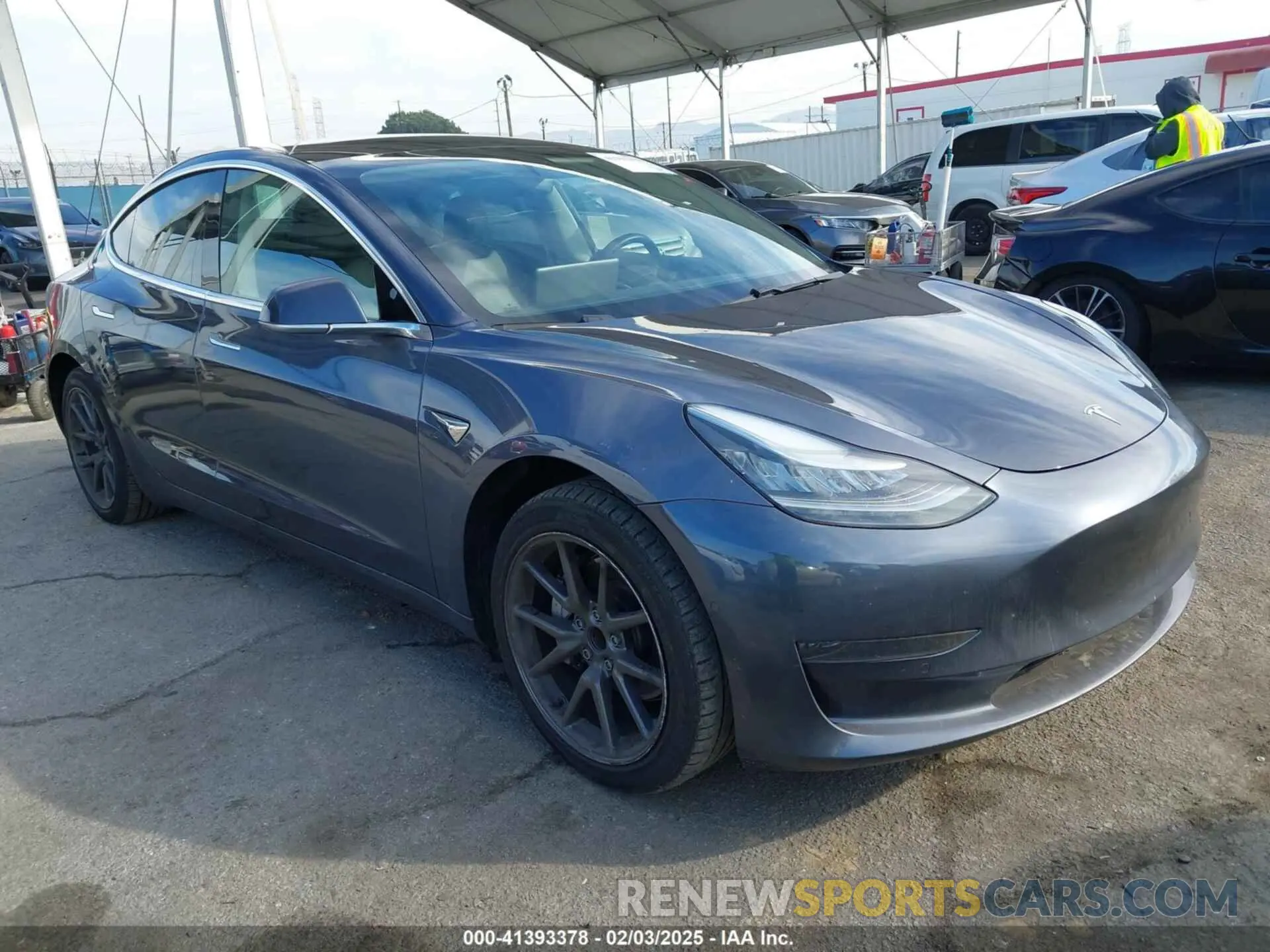 1 fotografías del automóvil dañado 5YJ3E1EA2LF631893 TESLA MODEL 3 2020