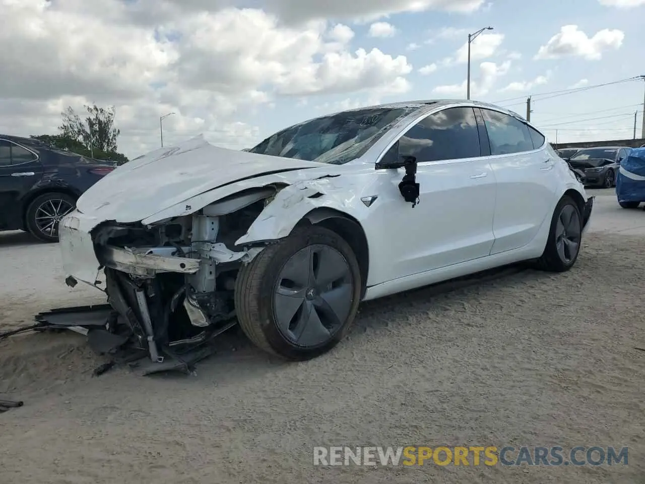 1 fotografías del automóvil dañado 5YJ3E1EA2LF632171 TESLA MODEL 3 2020