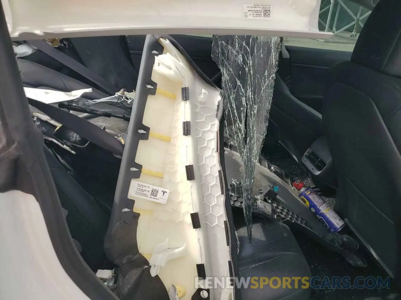10 fotografías del automóvil dañado 5YJ3E1EA2LF632171 TESLA MODEL 3 2020