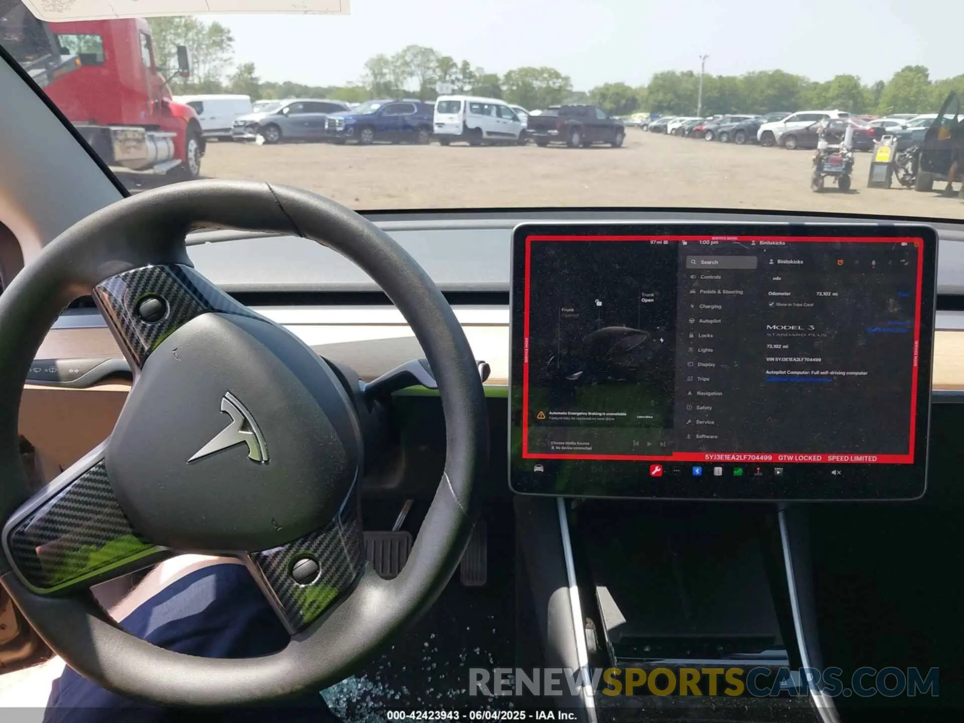 18 fotografías del automóvil dañado 5YJ3E1EA2LF704499 TESLA MODEL 3 2020