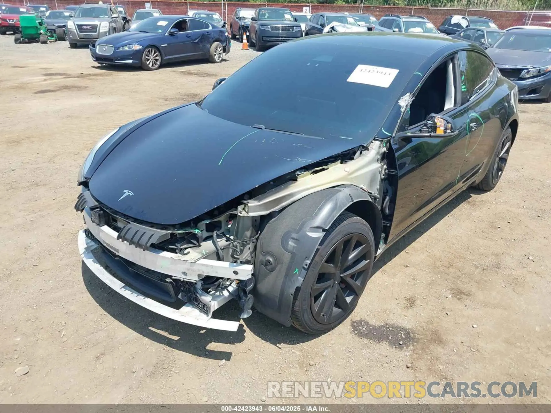 6 fotografías del automóvil dañado 5YJ3E1EA2LF704499 TESLA MODEL 3 2020