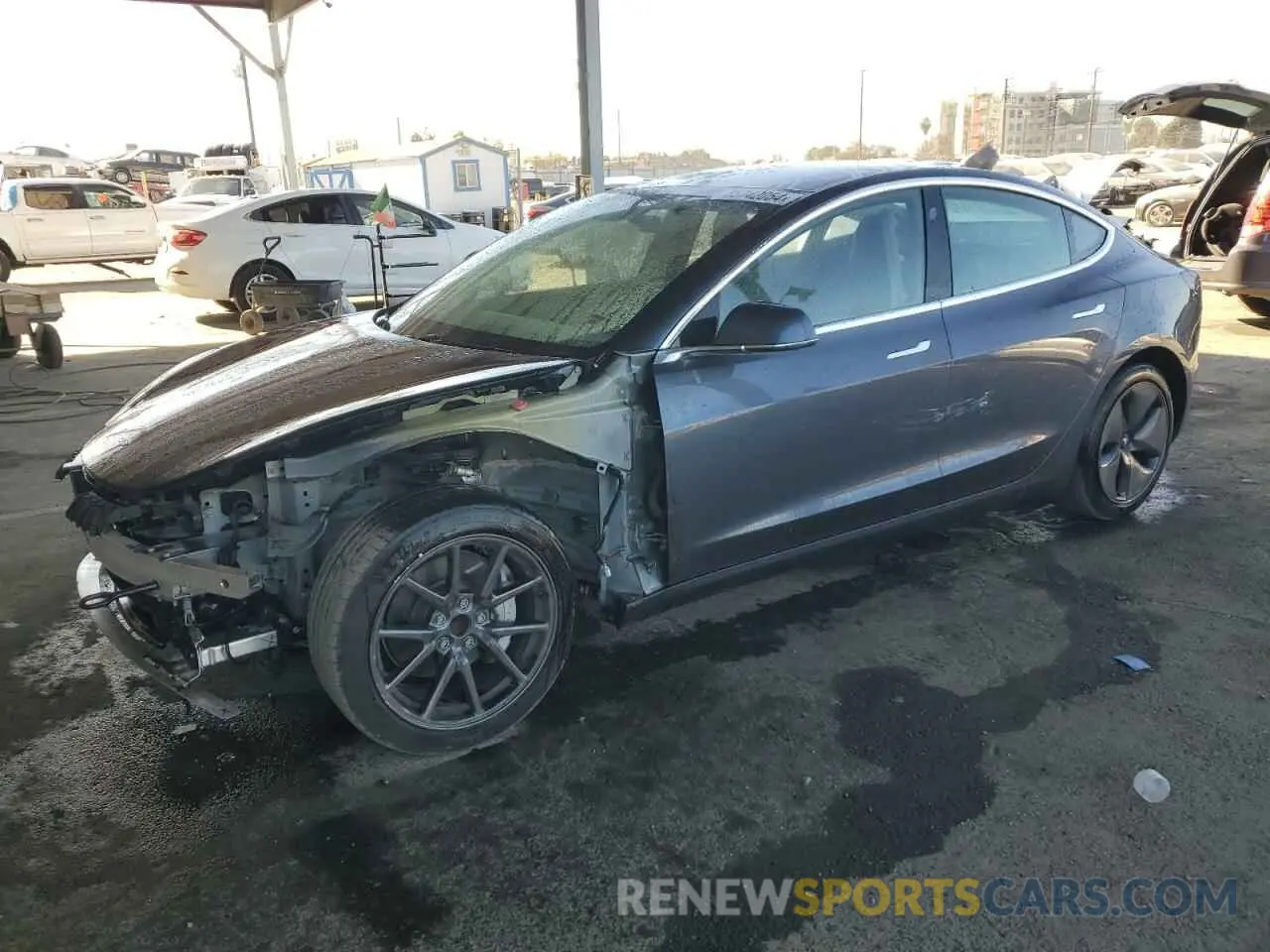 1 fotografías del automóvil dañado 5YJ3E1EA2LF705121 TESLA MODEL 3 2020