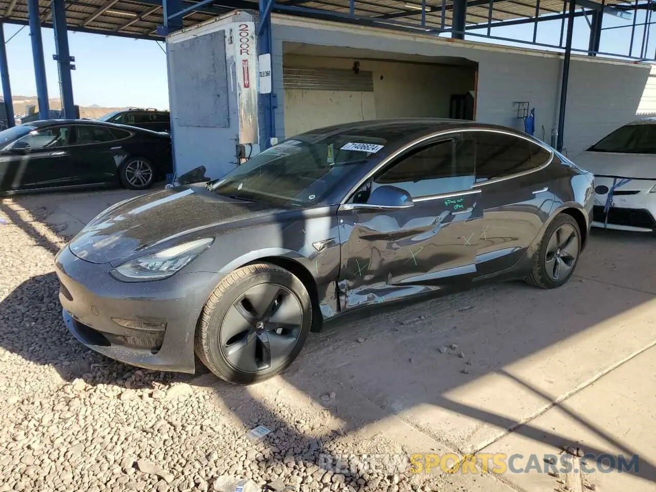 1 fotografías del automóvil dañado 5YJ3E1EA2LF705233 TESLA MODEL 3 2020