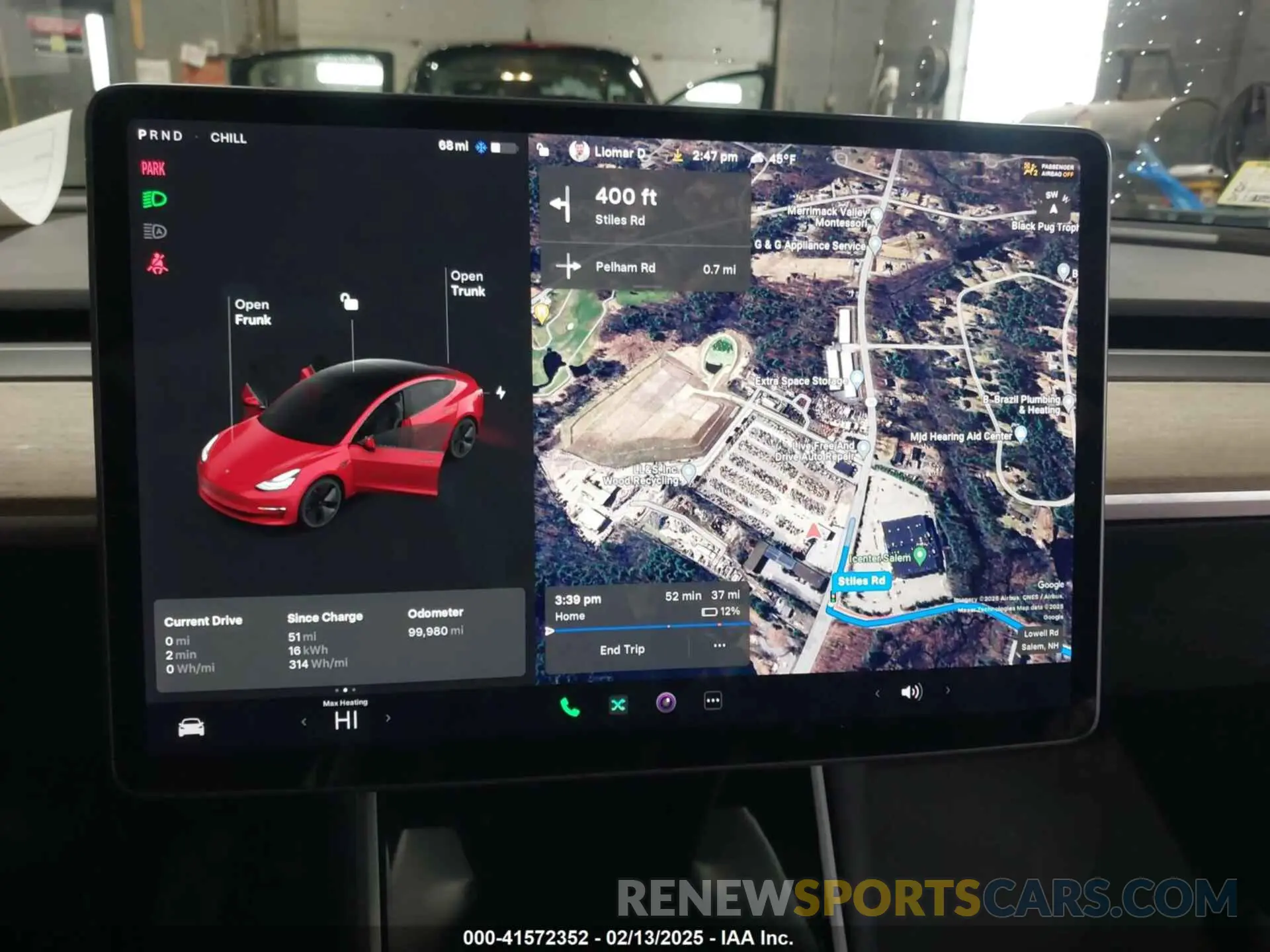 7 fotografías del automóvil dañado 5YJ3E1EA2LF705670 TESLA MODEL 3 2020
