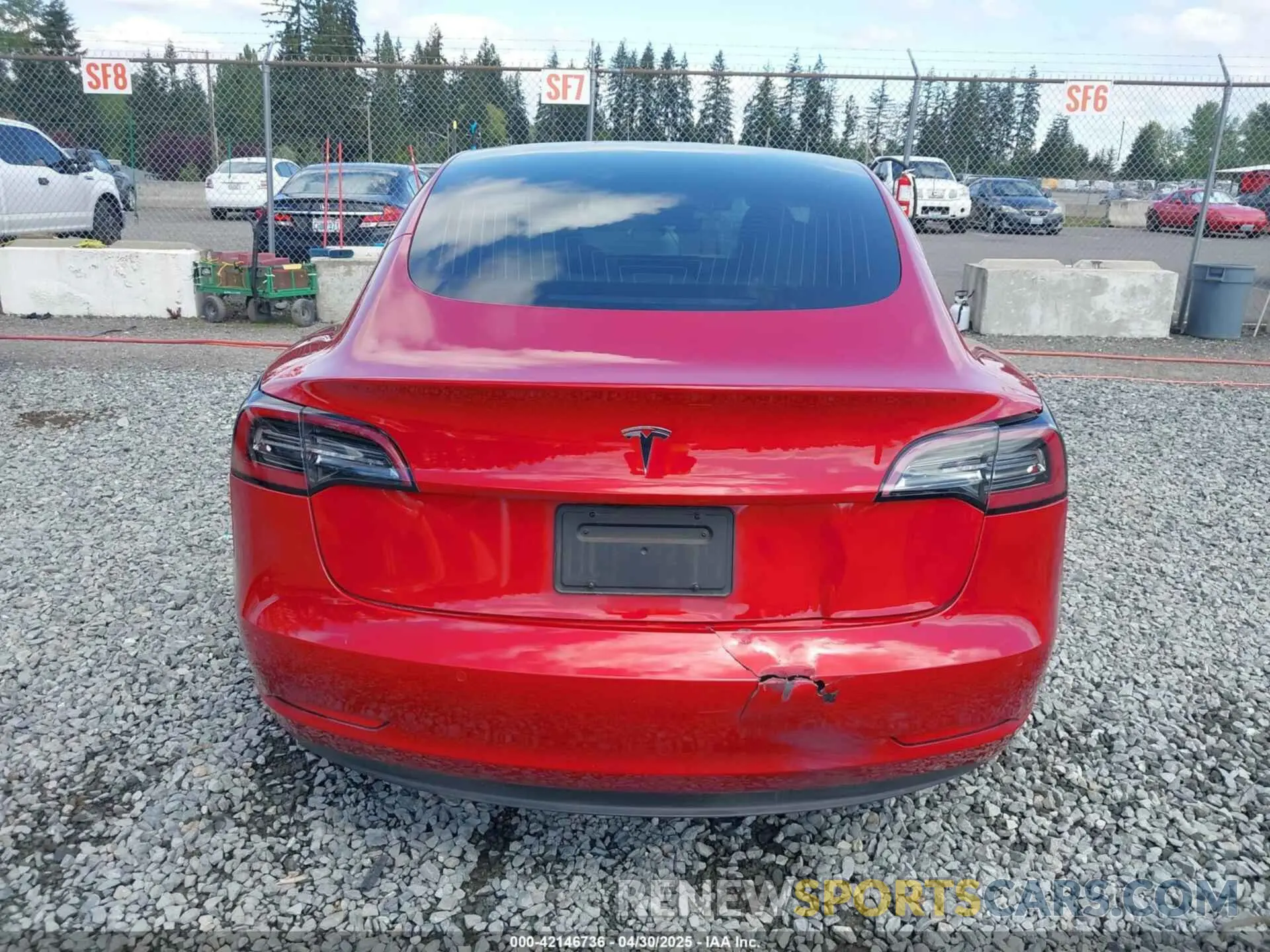 17 fotografías del automóvil dañado 5YJ3E1EA2LF738149 TESLA MODEL 3 2020