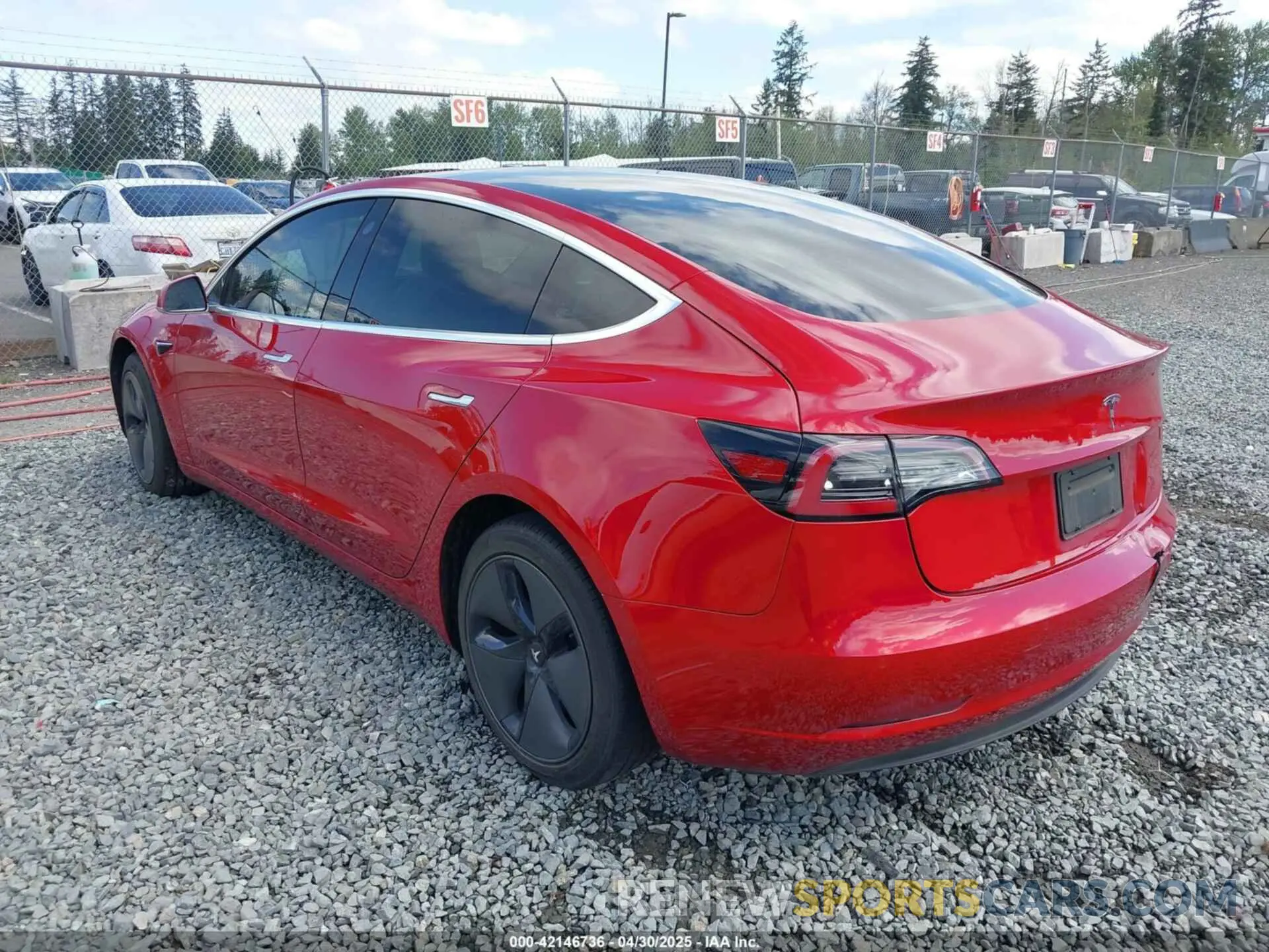 3 fotografías del automóvil dañado 5YJ3E1EA2LF738149 TESLA MODEL 3 2020