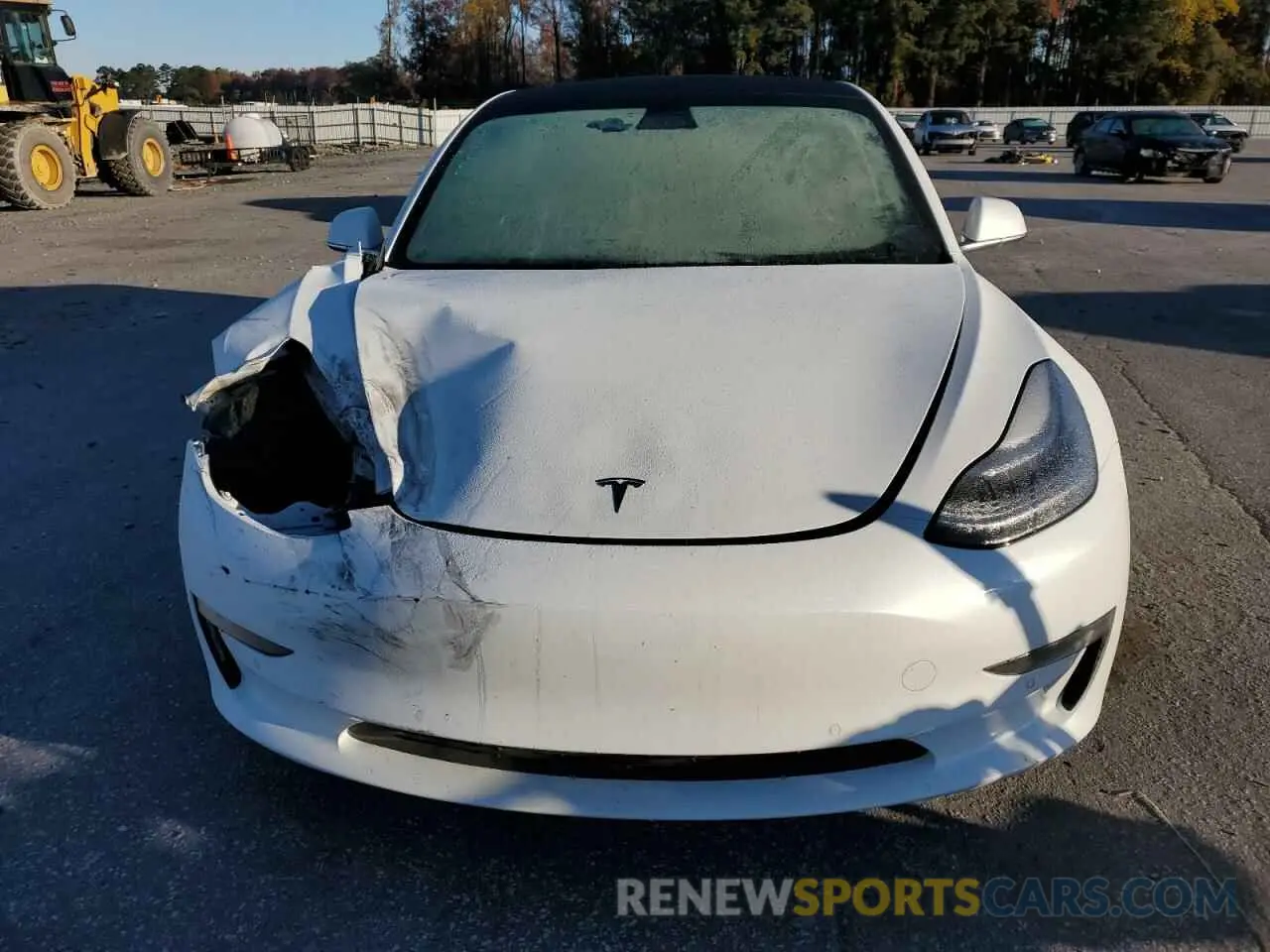 5 fotografías del automóvil dañado 5YJ3E1EA2LF740595 TESLA MODEL 3 2020