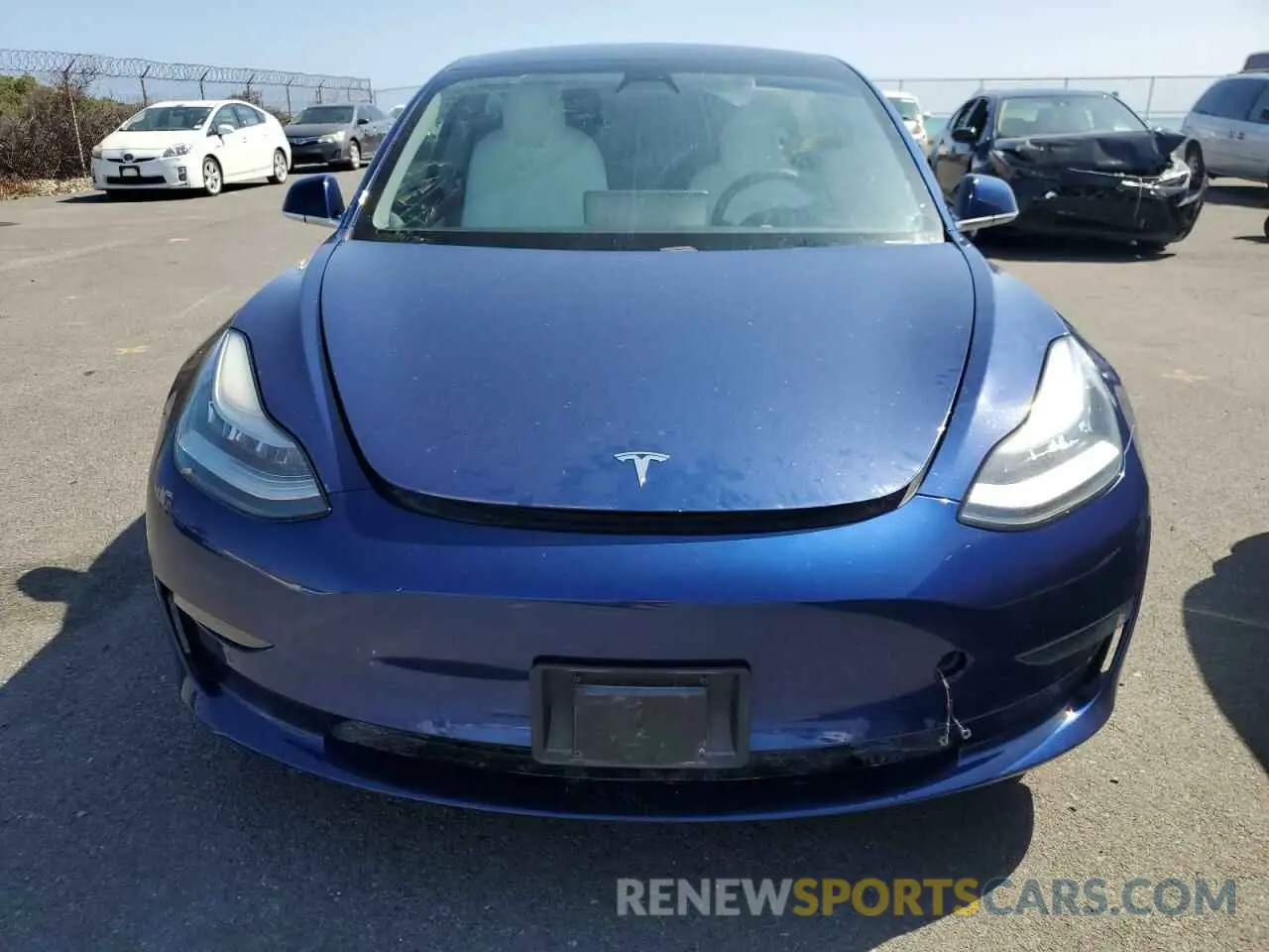 5 fotografías del automóvil dañado 5YJ3E1EA2LF775170 TESLA MODEL 3 2020