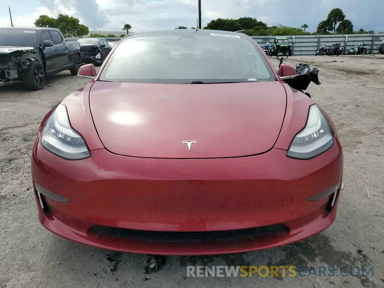 5 fotografías del automóvil dañado 5YJ3E1EA2LF784970 TESLA MODEL 3 2020
