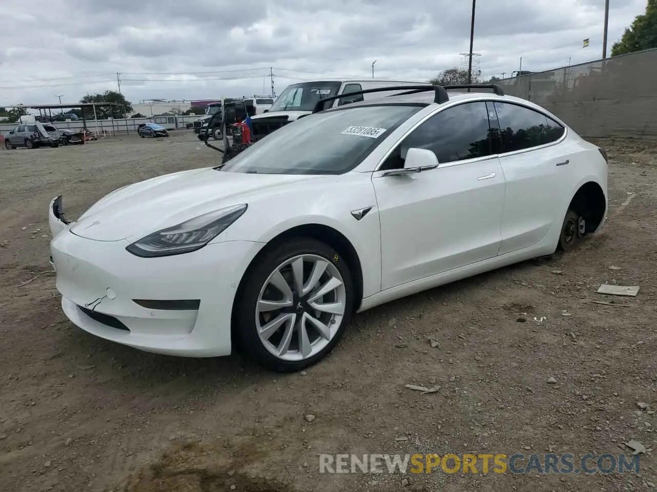 1 fotografías del automóvil dañado 5YJ3E1EA2LF806434 TESLA MODEL 3 2020