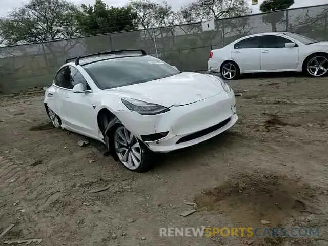 10 fotografías del automóvil dañado 5YJ3E1EA2LF806434 TESLA MODEL 3 2020