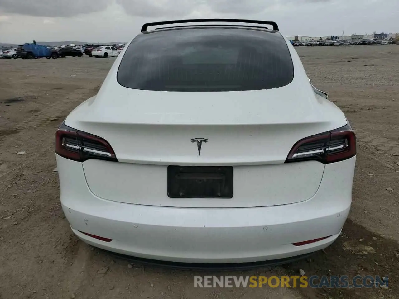 6 fotografías del automóvil dañado 5YJ3E1EA2LF806434 TESLA MODEL 3 2020