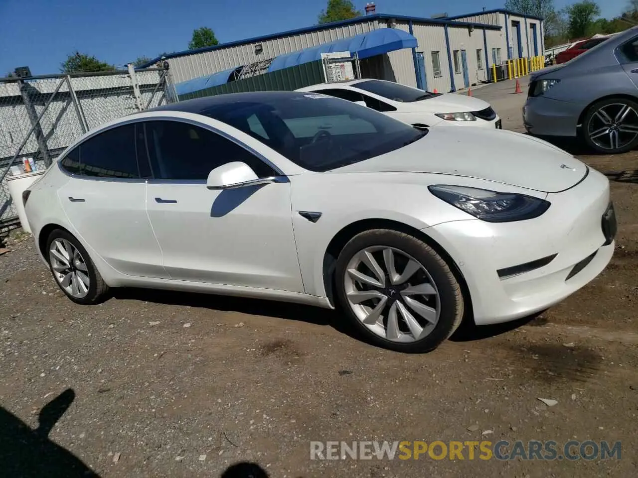 4 fotografías del automóvil dañado 5YJ3E1EA3LF598824 TESLA MODEL 3 2020