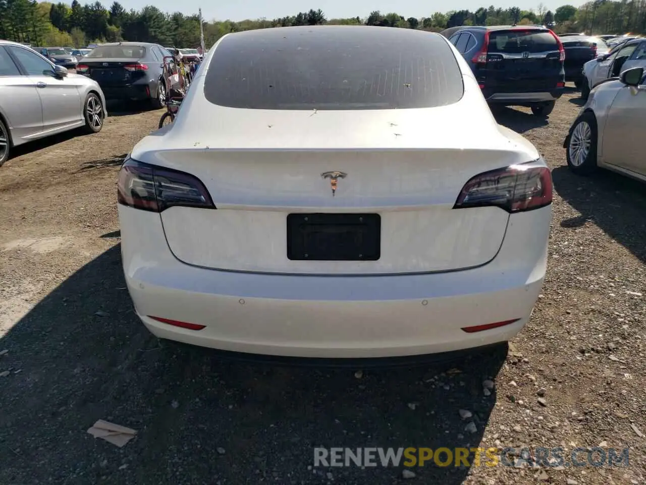 6 fotografías del automóvil dañado 5YJ3E1EA3LF598824 TESLA MODEL 3 2020