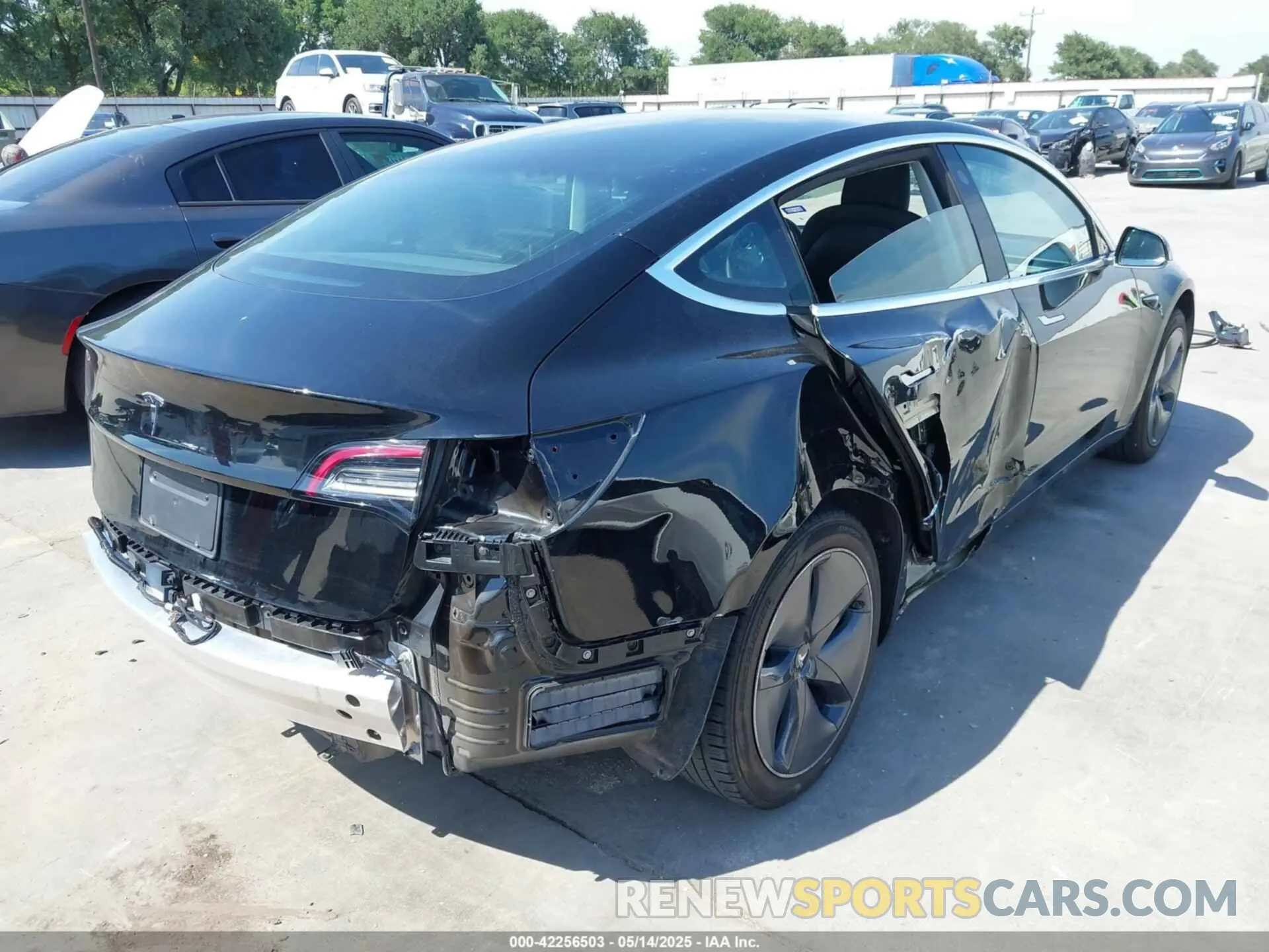 6 fotografías del automóvil dañado 5YJ3E1EA3LF611152 TESLA MODEL 3 2020