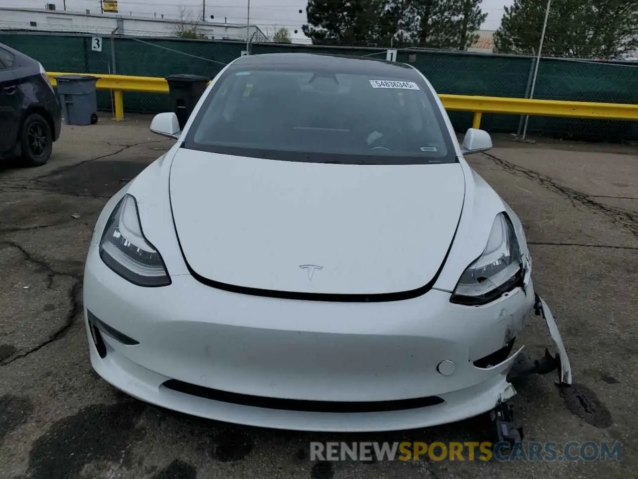 5 fotografías del automóvil dañado 5YJ3E1EA3LF613533 TESLA MODEL 3 2020