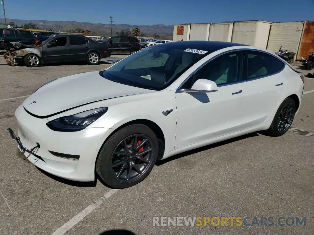 1 fotografías del automóvil dañado 5YJ3E1EA3LF615430 TESLA MODEL 3 2020