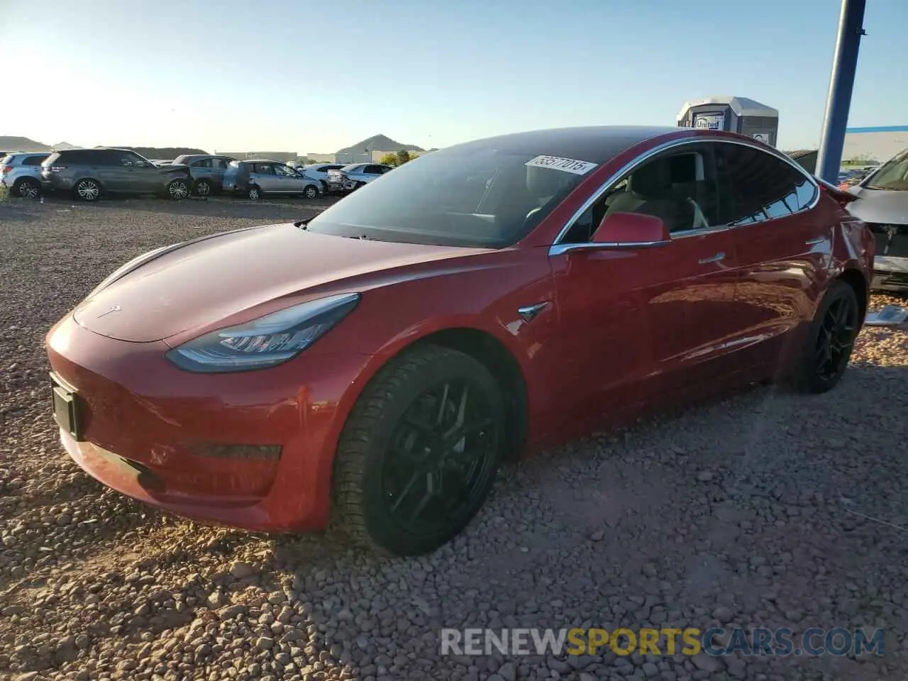 1 fotografías del automóvil dañado 5YJ3E1EA3LF630820 TESLA MODEL 3 2020