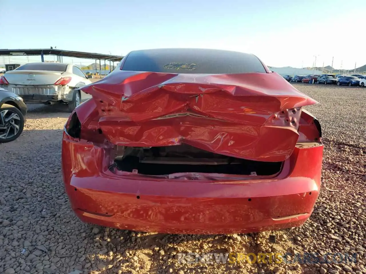6 fotografías del automóvil dañado 5YJ3E1EA3LF630820 TESLA MODEL 3 2020