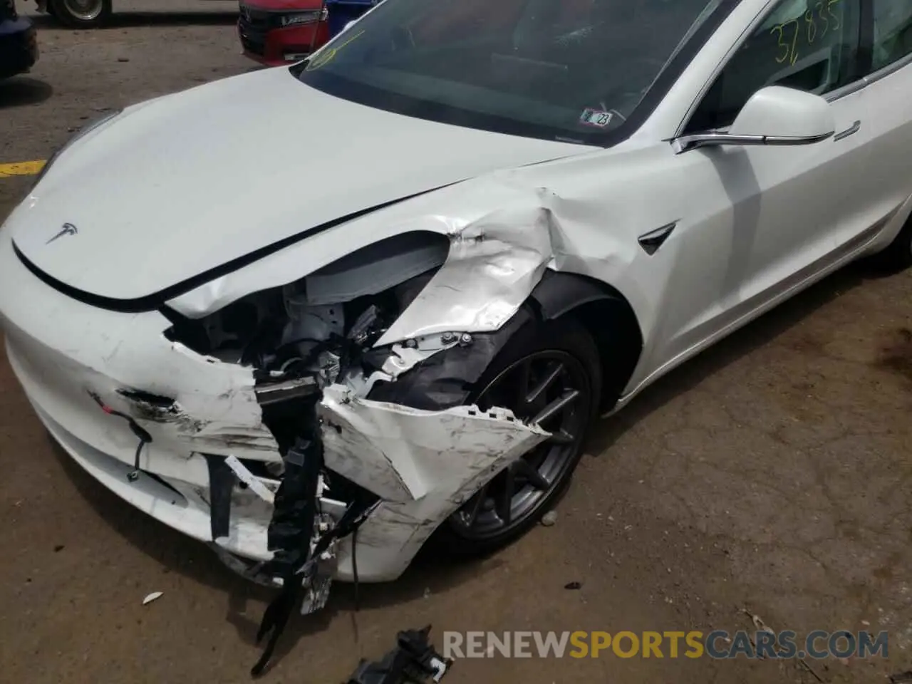 9 fotografías del automóvil dañado 5YJ3E1EA3LF632440 TESLA MODEL 3 2020