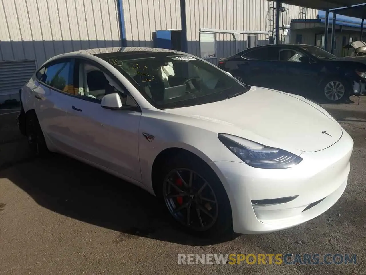 4 fotografías del automóvil dañado 5YJ3E1EA3LF632910 TESLA MODEL 3 2020