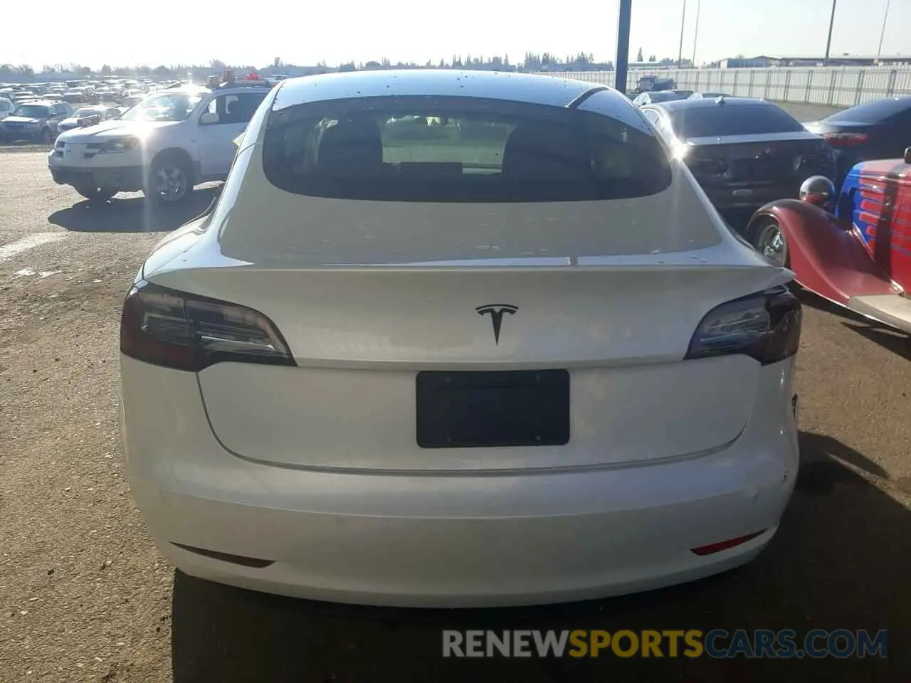 6 fotografías del automóvil dañado 5YJ3E1EA3LF632910 TESLA MODEL 3 2020