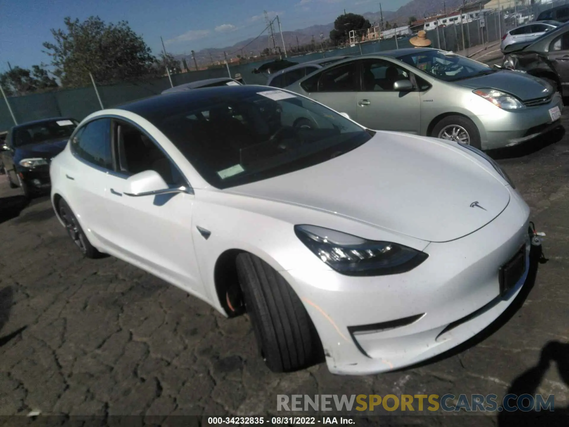 1 fotografías del automóvil dañado 5YJ3E1EA3LF634074 TESLA MODEL 3 2020