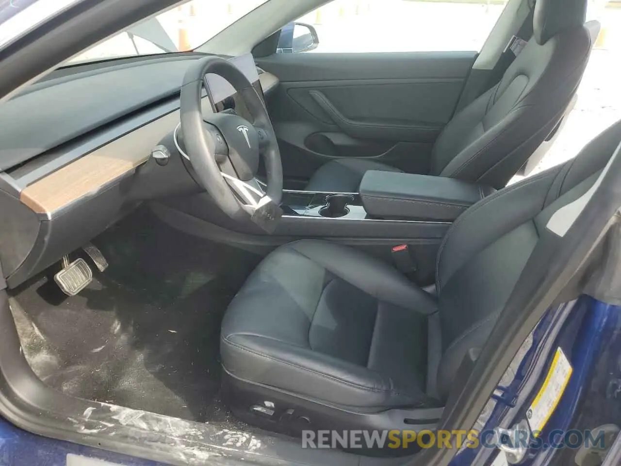 7 fotografías del automóvil dañado 5YJ3E1EA3LF658472 TESLA MODEL 3 2020