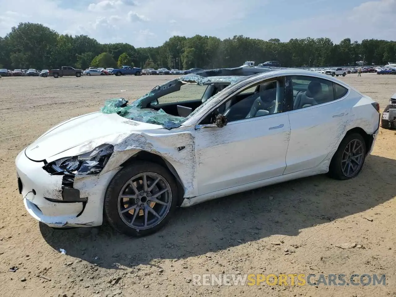 1 fotografías del automóvil dañado 5YJ3E1EA3LF706374 TESLA MODEL 3 2020