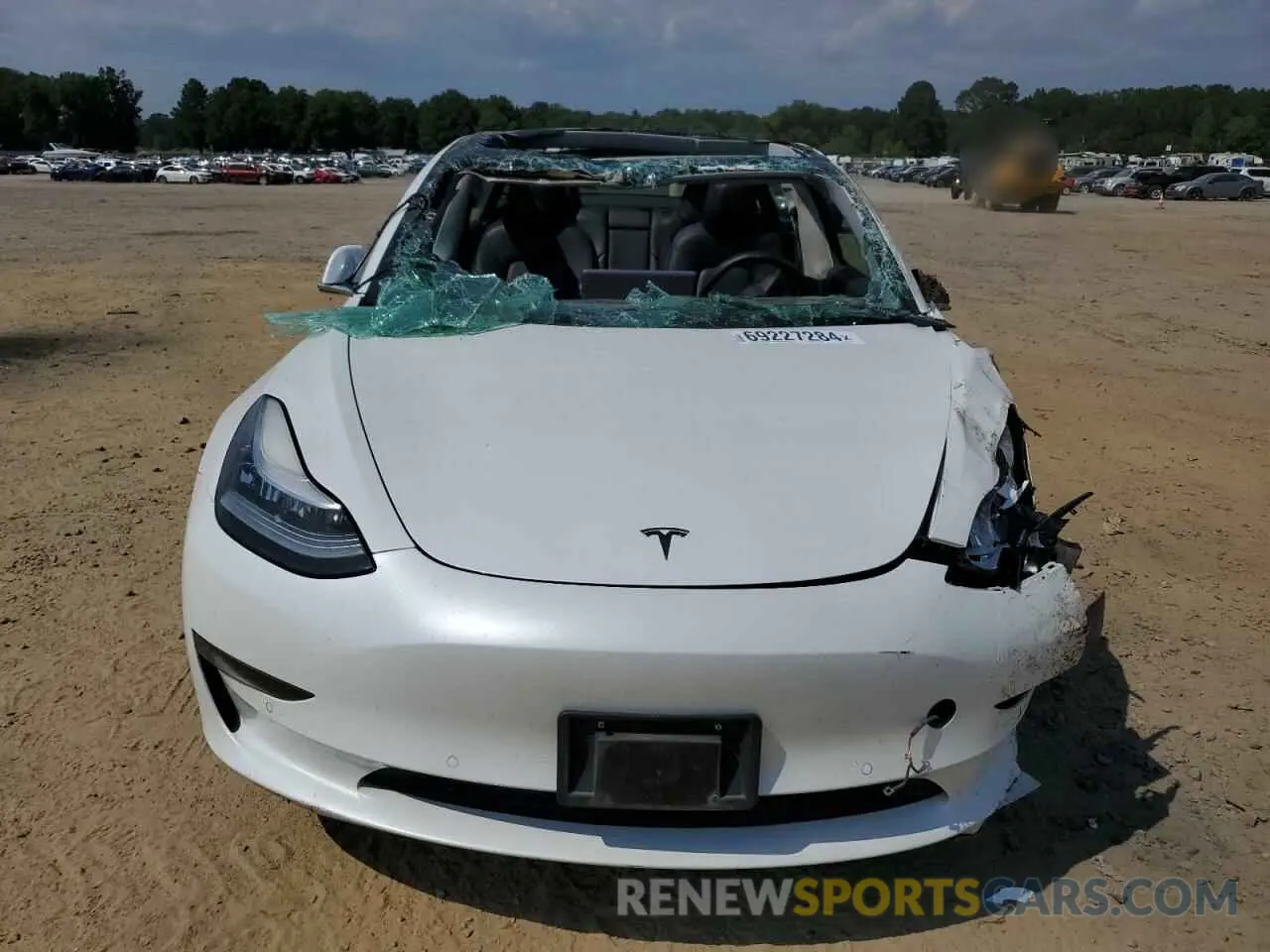 5 fotografías del automóvil dañado 5YJ3E1EA3LF706374 TESLA MODEL 3 2020
