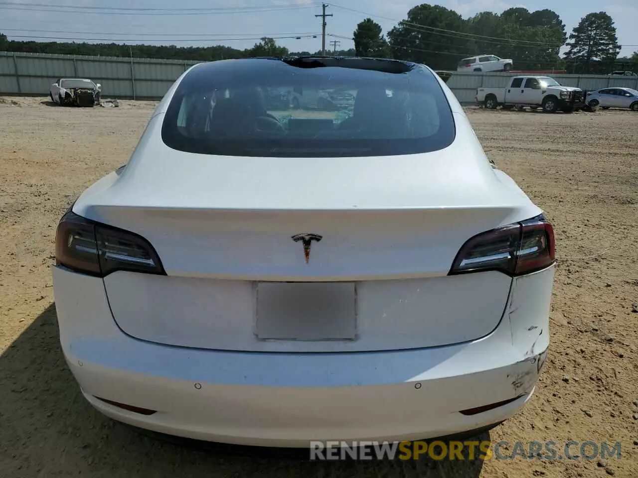 6 fotografías del automóvil dañado 5YJ3E1EA3LF706374 TESLA MODEL 3 2020